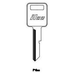 Kaba Ilco B44-NP NP A68 | Vehicle Key Blank, Brass, Nickel Plated, 32 Price Group, For General Motors