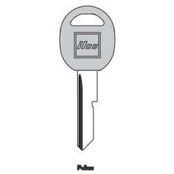 Kaba Ilco B49-P NP A09 | Vehicle Key Blank, Plastic Head, Brass, Nickel Plated, 9 Price Group, For General Motors