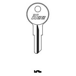 Kaba Ilco B52-BR BR A34 | Vehicle Key Blank, Natural Brass, 34 Price Group, For Gas Cap Lock