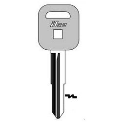 Kaba Ilco B74-P NP A10 | Vehicle Key Blank, Plastic Head, Brass, Nickel Plated, 10 Price Group, For Honda Automobile, Isuzu