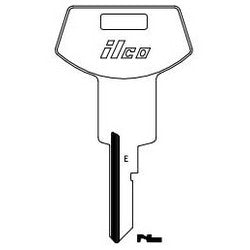 Kaba Ilco B78 NP A06 | Vehicle Key Blank, Brass, Nickel Plated, 6 Price Group, For General Motors