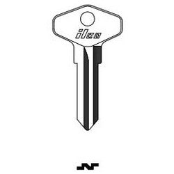 Kaba Ilco BL6 NP A04 | Vehicle Key Blank, Brass, Nickel Plated, 4 Price Group, For British Leyland, Jaguar