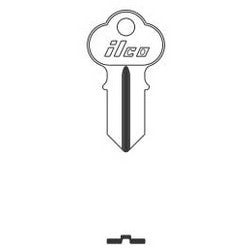 Kaba Ilco CG1-BR BR A34 | Vehicle Key Blank, Natural Brass, 34 Price Group, For Evinrude Motor, Johnston Motor, OMC