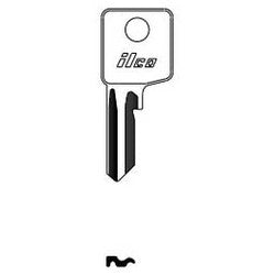 Kaba Ilco DM21 NP A13 | Cylinder Lock Key Blank, Brass, Nickel Plated, 13 Price Group, For Dom