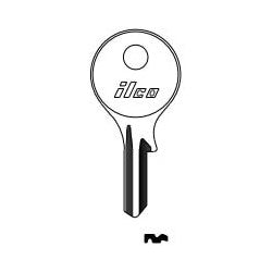 Kaba Ilco DM31 NP A22 | Cylinder Lock Key Blank, Steel, Nickel Plated, 23 Price Group, For Dom