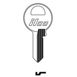 Kaba Ilco DND-M1 BR A02 | Cylinder Lock Key Blank, Do Not Duplicate, Natural Brass, 2 Price Group, For Master