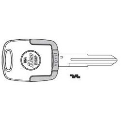 Kaba Ilco EB3-U-HD111 NP A61 | Vehicle Key Blade, U, Brass, Nickel Plated, 61 Price Group, For Acura