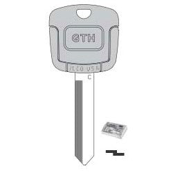 Kaba Ilco EK3-H73 NP A62 | Vehicle Key, C, Electronic, Cloning Tool, Brass, Nickel Plated, 62 Price Group, For Ford