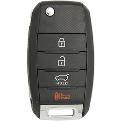 Kaba Ilco FLIP-KIA-4B3 | Kia 4-Button Flip Key – 4D60 Chip