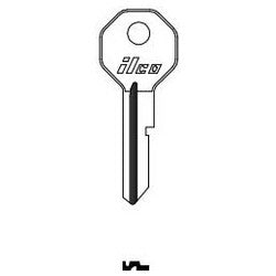 Kaba Ilco H1098LA NP A02 | Vehicle Key Blank, Brass, Nickel Plated, 2 Price Group, For General Motors