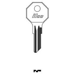 Kaba Ilco H1122M NP A04 | Cylinder Lock Key Blank, Brass, Nickel Plated, 4 Price Group, For Taylor
