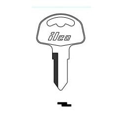 Kaba Ilco HD56 NP A13 | Vehicle Key Blank, Brass, Nickel Plated, 13 Price Group, For Honda Motorcycle
