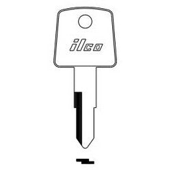 Kaba Ilco HD75 NP A06 | Vehicle Key Blank, Brass, Nickel Plated, 6 Price Group, For Honda Motorcycle, Kymco