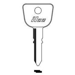 Kaba Ilco HD82 NP A04 | Vehicle Key Blank, Brass, Nickel Plated, 4 Price Group, For Honda Automobile