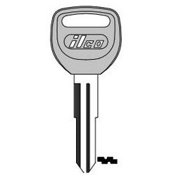 Kaba Ilco HD98-P NP A09 | Vehicle Key Blank, Plastic Head, Brass, Nickel Plated, 9 Price Group, For Honda Automobile