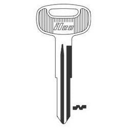 Kaba Ilco HN3 NP A07 | Vehicle Key Blank, Brass, Nickel Plated, 7 Price Group, For Hino