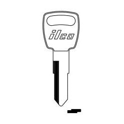 Kaba Ilco KA7 NP A13 | Vehicle Key Blank, Brass, Nickel Plated, 13 Price Group, For Kawasaki