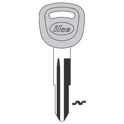 Kaba Ilco KK5-P NP A09 | Vehicle Key Blank, Plastic Head, Brass, Nickel Plated, 9 Price Group, For Kia