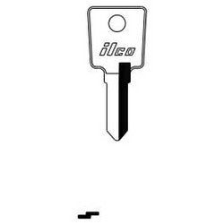Kaba Ilco L6FM NP A21 | Cylinder Lock Key Blank, Steel, Nickel Plated, 21 Price Group, For LAS