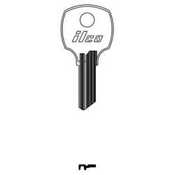 Kaba Ilco M1069C NP A14 | Cabinet Lock Key Blank, Brass, Nickel Plated, 14 Price Group, For NCL/National