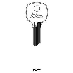 Kaba Ilco M1069L NP A08 | Cabinet Lock Key Blank, Brass, Nickel Plated, 8 Price Group, For NCL/National