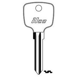 Kaba Ilco MB18 NP A06 | Vehicle Key Blank, Brass, Nickel Plated, 6 Price Group, For Mercedes Benz