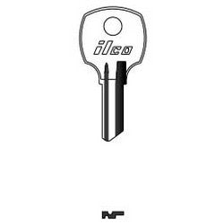 Kaba Ilco N1069N NP A01 | Cabinet Lock Key Blank, Brass, Nickel Plated, 1 Price Group, For NCL/National