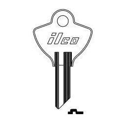 Kaba Ilco R1096EN NP A04 | Cylinder Lock Key Blank, Brass, Nickel Plated, 4 Price Group, For Elgin