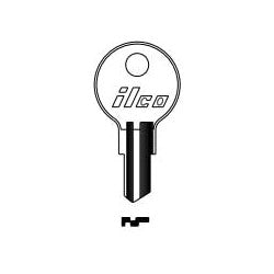 Kaba Ilco S1041T NP A16 | Cylinder Lock Key Blank, Brass, Nickel Plated, 16 Price Group, For Chicago