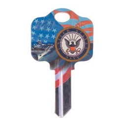 Kaba Ilco SC1-NAVY A43 | Key Blank – Schlage C, US Navy Logo