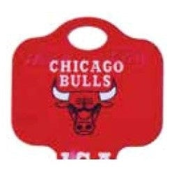 Kaba Ilco SC1-NBA-BULLS A46 | Decorative Key Blank, NBA Team Key, Schlage, Bulls Logo, SC1 Keyway, 46 Price Group