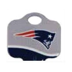 Kaba Ilco SC1-NFL-PATRIOTS A46 | Decorative Key Blank, NFL Team Key, Schlage, Patriots Logo, SC1 Keyway, 46 Price Group