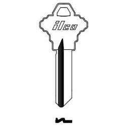 Kaba Ilco SC4-BR-250PK BR A33 | Cylinder Lock Key Blank, 6-Pin, Natural Brass, 33 Price Group, For Schlage, 250 each per Pack