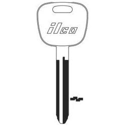 Kaba Ilco SUZ19 NP A06 | Vehicle Key Blank, Brass, Nickel Plated, 6 Price Group, For Suzuki Motorcycle