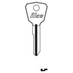 Kaba Ilco T61B NP A11 | Vehicle Key Blank, Brass, Nickel Plated, 11 Price Group, For Toyota