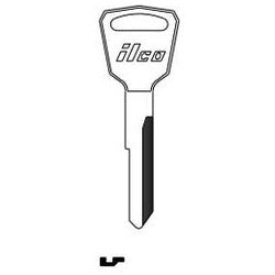 Kaba Ilco TA6 NP A13 | Vehicle Key Blank, Brass, Nickel Plated, 13 Price Group, For Toyota