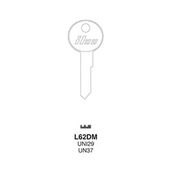 Kaba Ilco UNI29-SI NP A14 | Key Blank, Union L62DM