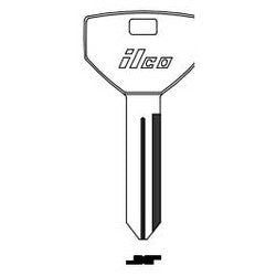 Kaba Ilco Y154-NP NP A36 | Vehicle Key Blank, Brass, Nickel Plated, 34 Price Group, For Chrysler