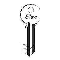 Kaba Ilco Y2-BR BR A34 | Cylinder Lock Key Blank, Natural Brass, 34 Price Group, For Yale