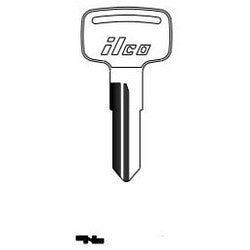 Kaba Ilco YH44 NP A12 | Vehicle Key Blank, Brass, Nickel Plated, 12 Price Group, For Yamaha