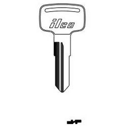 Kaba Ilco YH45 NP A12 | Vehicle Key Blank, Brass, Nickel Plated, 12 Price Group, For Yamaha