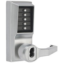 Kaba LR1076S-26D-41 | IC RH Lever, Privacy, for Schlage, US26D, 3"
