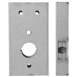 Keedex Inc K-BXE2000 | Weldable Box, Cylindrical, 5-1/2" Width X 1-3/4" Depth X 10" Height, 2-3/4" Backset, 14 Gauge Steel, For E-Plex 2000