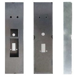 Keedex Inc K-BXED-V992L-2 | Weldable Box, Gate Friendly Panic Hardware, 2-3/4" Backset, 14 Gauge Steel, For Von Duprin 99 Exit With 992L Trim