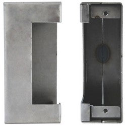 Keedex Inc K-BXES6 | Weldable Box, Electric Strike, 2-3/8" Width X 1-3/4" Depth X 5-1/2" Height, 14 Gauge Steel, For Hes Series Strike