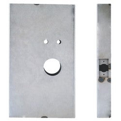 Keedex Inc K-BXTESA-CYL | Weldable Box, Cylindrical, 8" Width X 1-3/4" Depth X 14" Height, 2-3/4" Backset, 14 Gauge Steel