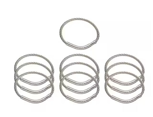 Key Systems Inc 279F | Key Ring, Stainless Steel