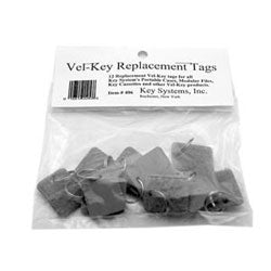 Key Systems Inc 406 | Replacement Key Tags – 12-Pack, Model 406