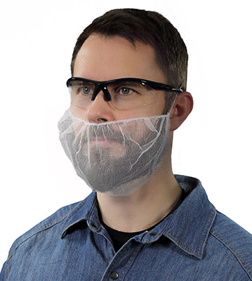 Keystone Safety 112HPI-BLUE | Beard Covers 18" Blue, Nylon, 100/Bag