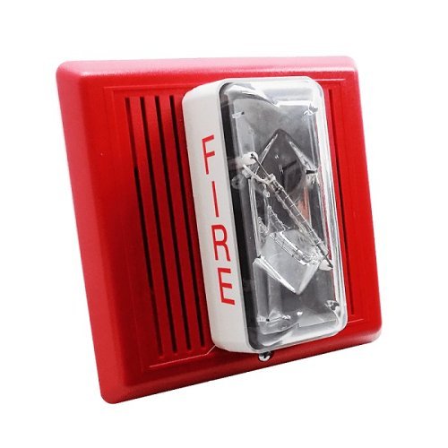Kidde Commercial INT-7AT | Red Horn Strobe, Integrity Temporal Type